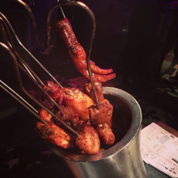 传统吊缸烤串