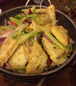 干锅鸡汁脆豆腐