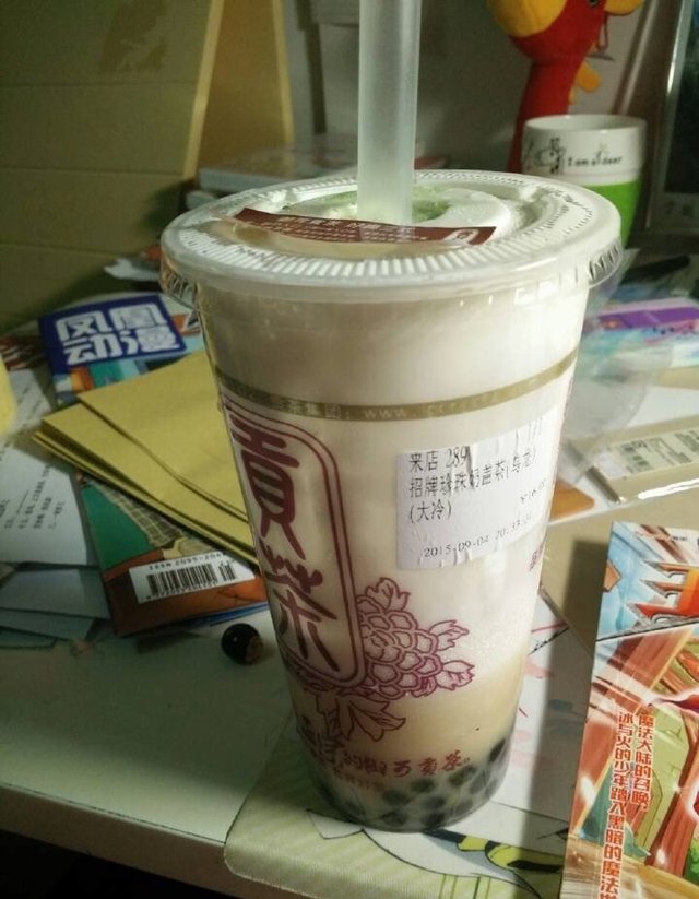 招牌珍珠乌龙奶盖