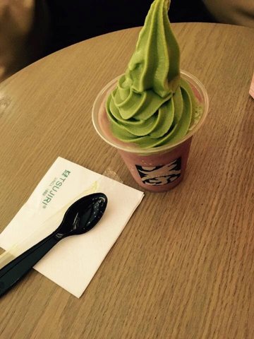 抹茶冰激凌拿铁