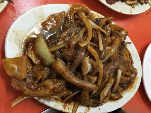 烤鱿鱼须