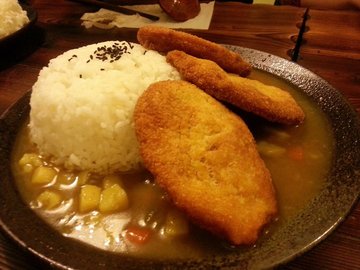 咖喱鸡排饭