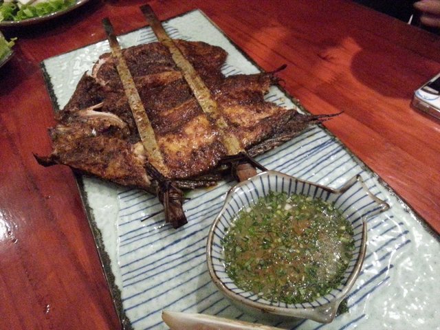 香茅草烤罗非鱼