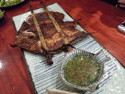 香茅草烤罗非鱼