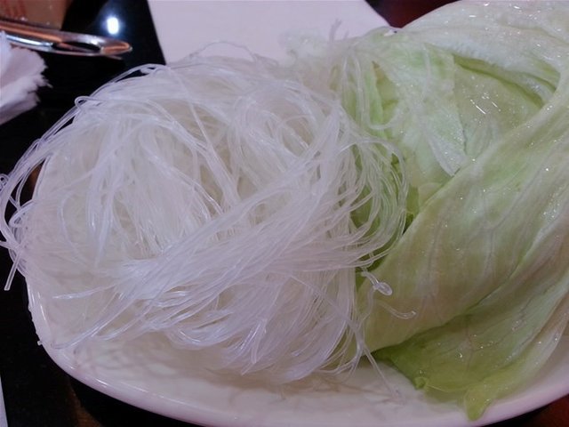 粉丝生菜拼盘