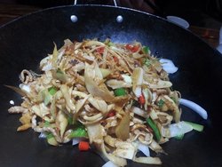 干锅油笋丝