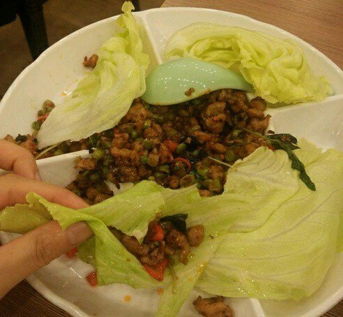 香草肉碎生菜包