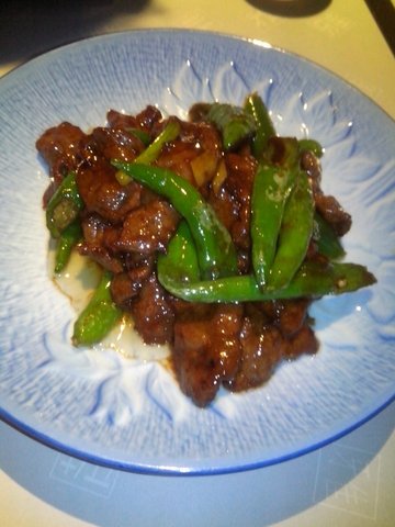 尖椒牛柳