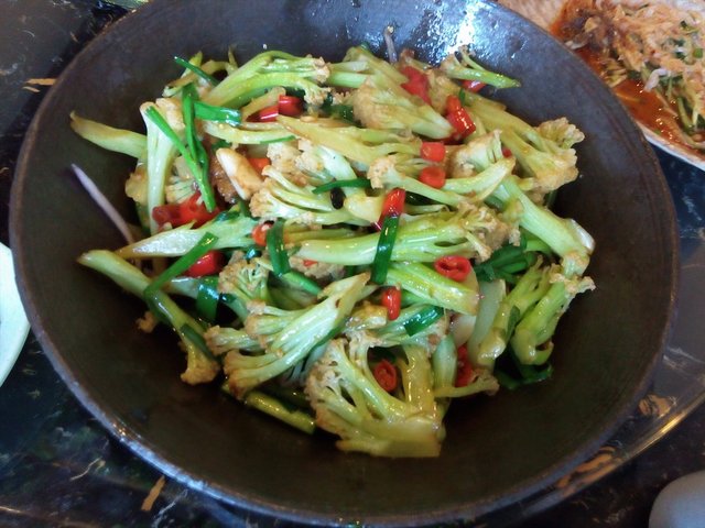 铁锅有机花菜