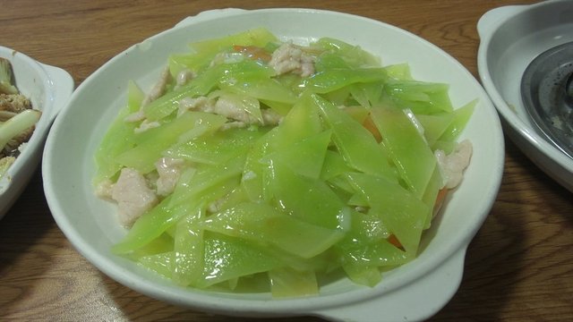 莴笋肉片
