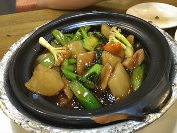 鲍汁素什锦