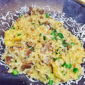 培根蘑菇意大利饭