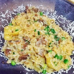 培根蘑菇意大利饭