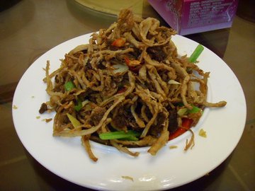 干煸茶树菇