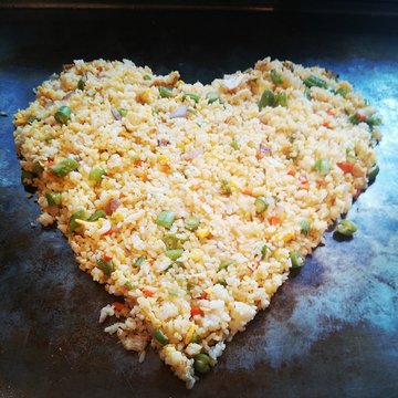 橄榄四季豆炒饭
