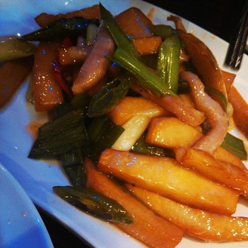 鲍菇松板肉