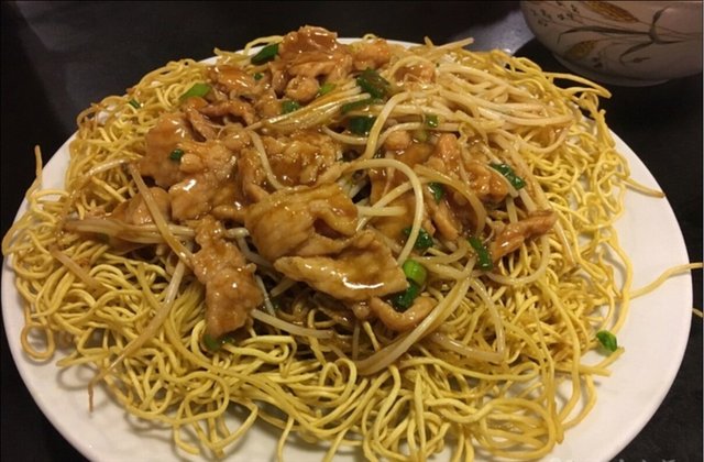 滑肉煎面