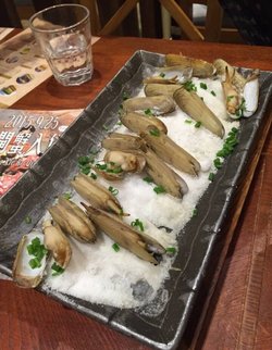 盐烤竹蛏