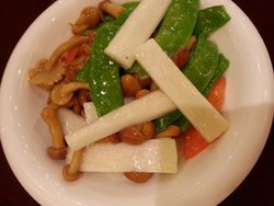 滑子菇炒山药
