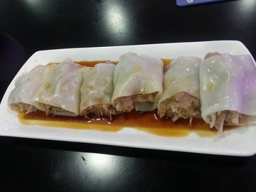 金针菇牛肉肠粉