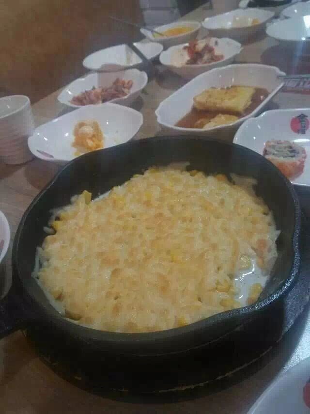 奶酪烤玉米