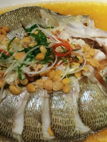 黄豆蒸鱼