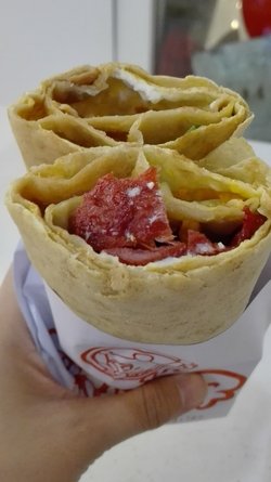 鸡柳+鸡蛋+里脊肉煎饼