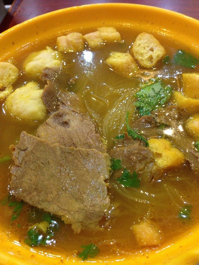 咖喱牛肉粉丝汤