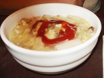 鸡蛋海鲜羹
