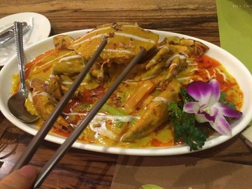 咖哩炒蟹