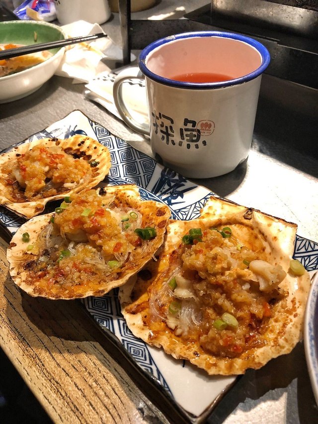 蒜蓉烤扇貝