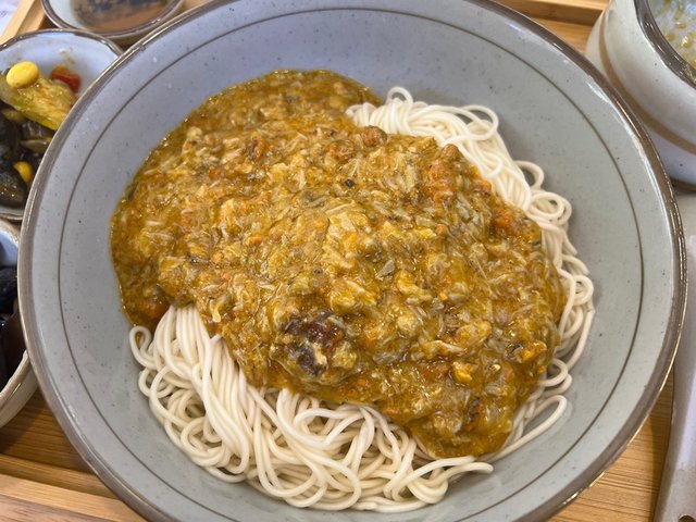 蟹黃撈麵
