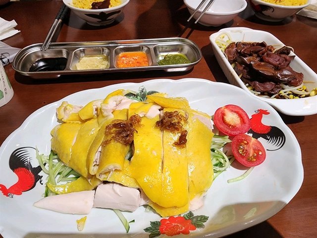海南雞套餐和雞潤