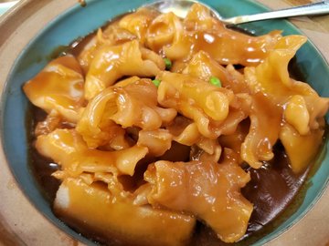 鮑汁花膠燘柚皮