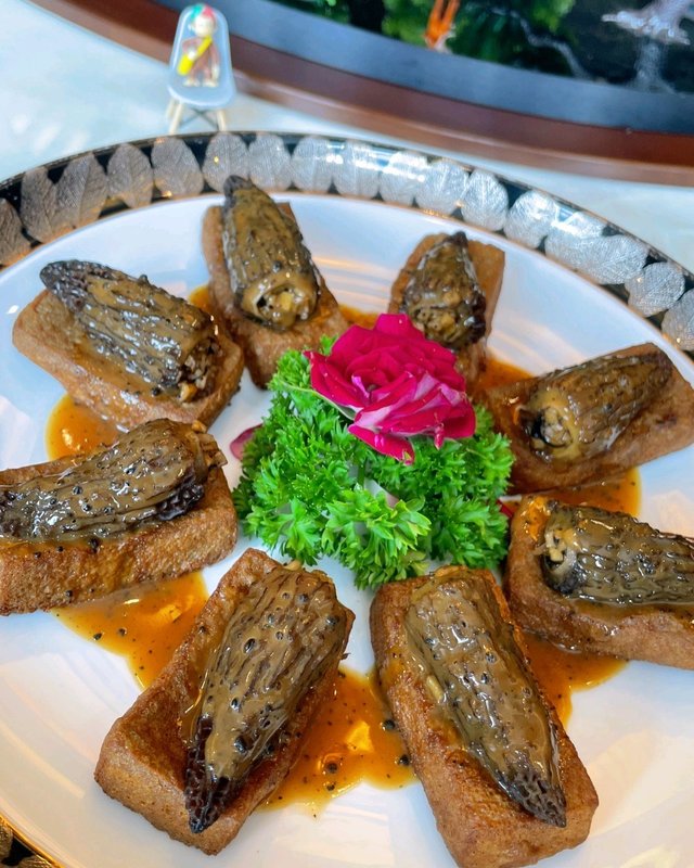 養生羊肚菌黑豆腐