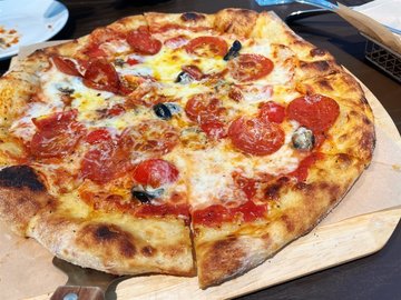 沙拉米香肠披萨