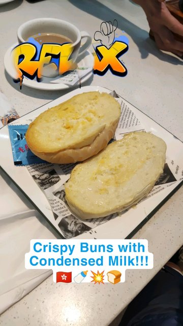 Crispy Buns with Condensed Milk!!! 🇭🇰🍼💥🍞