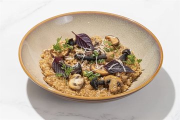 牛肝菌野菇芝士烩饭